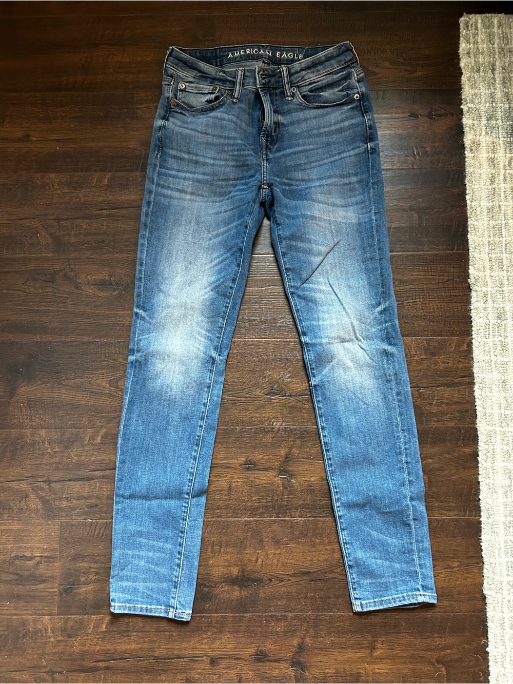 American Eagle Outfitters Men’s Flex Jeans - Faded Blue